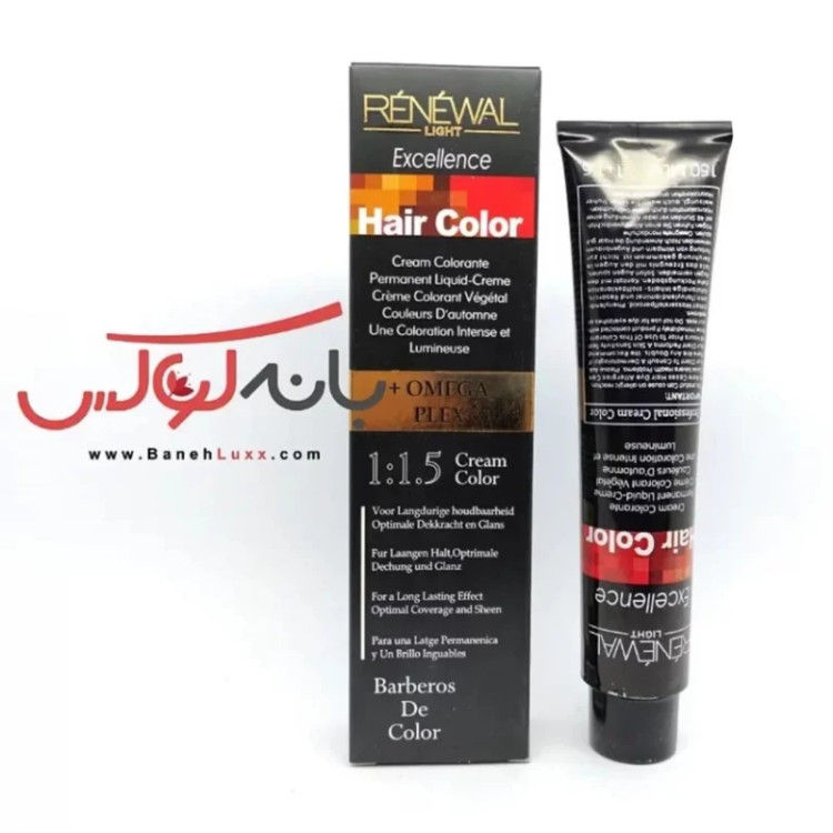 رنگ مو بدون آمونیاک رنوال اسپانیا 150 میل