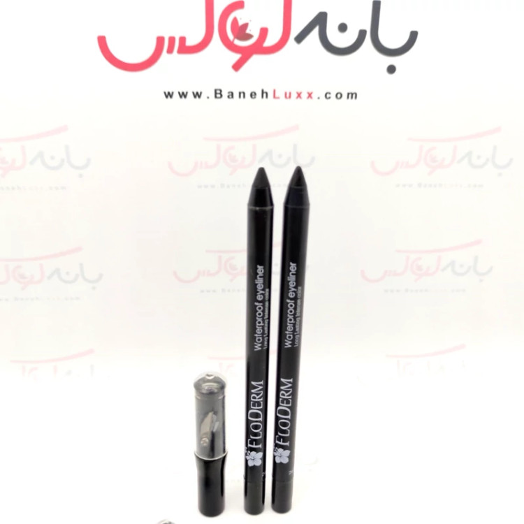 مداد چشم ضد آب گیاهی فلودرم-شمعی کربنی- کاملاگیاهی-ضد آب و 24 ساعته-ضد حساسیت و سوزش-فوق العاده نرم و روان- تراش لیزری