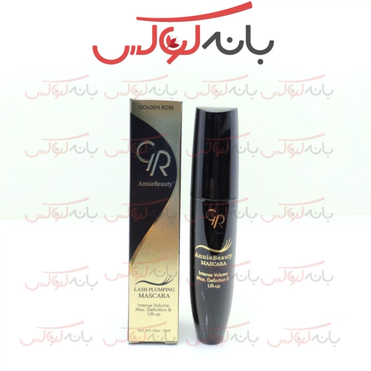 ریمل گلدن رز -ضد آب و 24 ساعته با فرچه مویی- حجم دهنده و بلند کننده حاوی خرده مژه با مواد معدنی و مینیرال