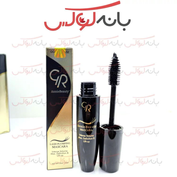 ریمل گلدن رز -ضد آب و 24 ساعته با فرچه مویی- حجم دهنده و بلند کننده حاوی خرده مژه با مواد معدنی و مینیرال