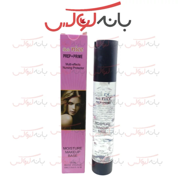 پرایمر نایس فرانسه حاوی گل مریم و رزماری - تسکین دهنده و ضدالتهاب با بافتی فاقد چربی و مرطوب کننده و یکدست کننده آرایش