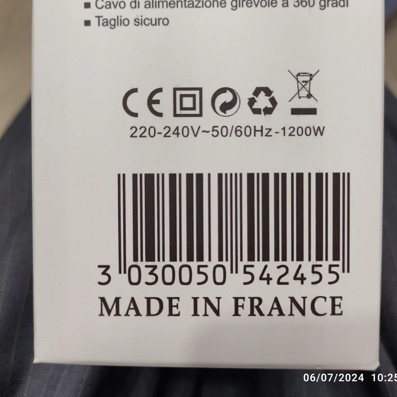 سشوار چرخشی 1200 وات 4 کاره فرانسه بابلیس