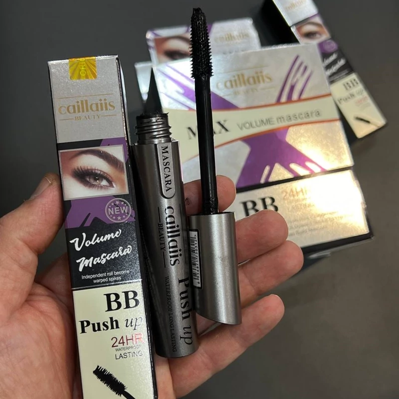 ریمل کالیستا مدل BB- ضدآب و حجم دهنده و بلند کننده مژه-مواد گیاهی ضد حساسیت بدون سیاه کردن دور چشم-فرچه ژله ای اصلی