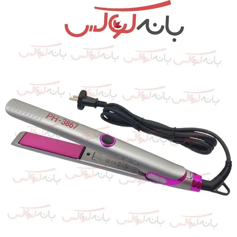 اتو مو کراتین فیلیپس مدل PH-3867 لبه باریک 950 درجه فارنهایت