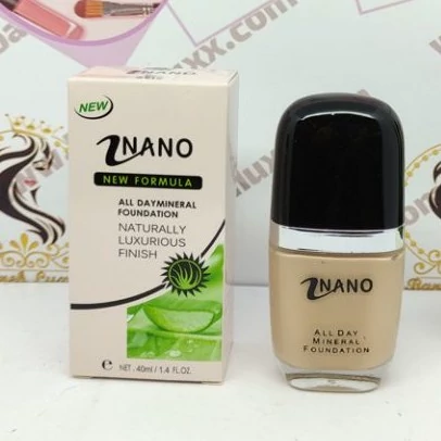 کرم پودر نانو گیاهی با عصاره آلوئه ورا SPF 15
