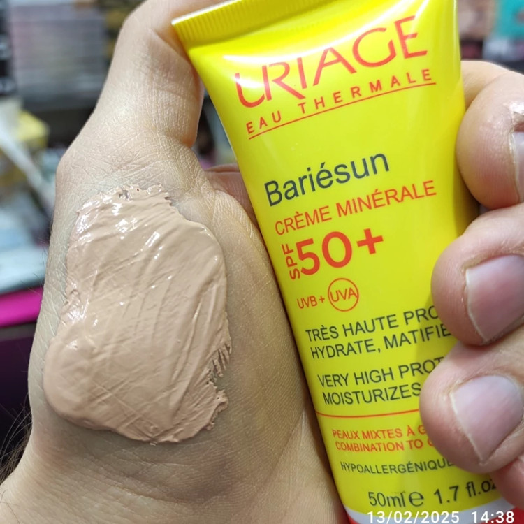 ضد آفتاب کرم پودری اوریاژ SPF 50 مدل بری سان