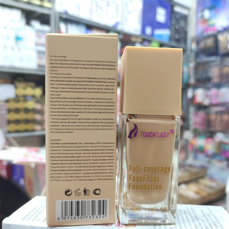 کرم پودر تاچ لیدی مدل faux filter