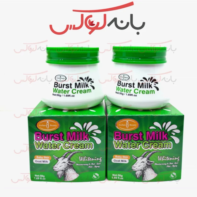 کرم شیر بز ایچون بیوتی- مرطوب کننده و جوانساز و ضد پیری-مناسب نوزادان و پوست های حساس- فاقد گلوتین-ضدلک و ضد چروک و شفاف