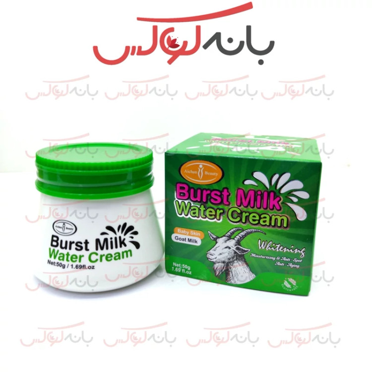 کرم شیر بز ایچون بیوتی- مرطوب کننده و جوانساز و ضد پیری-مناسب نوزادان و پوست های حساس- فاقد گلوتین-ضدلک و ضد چروک و شفاف