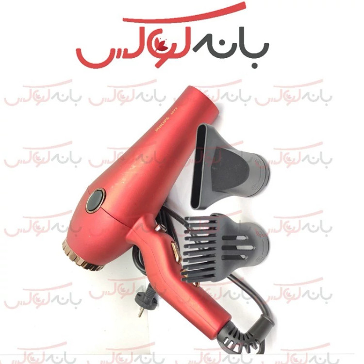 سشوار فیلیپس اصل مدل 3472 سری 8000 وات- سوپر سایلنت-سیم پیچی حرفه ای موتور-بسیار پر قدرت-یونیزه- بازار مشترک اروپا