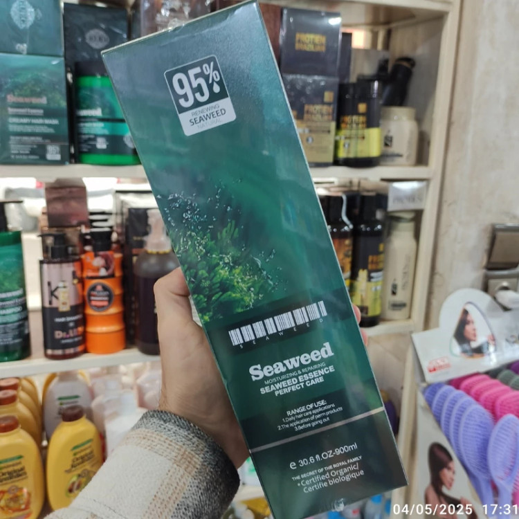 شامپو مو جلبک دریایی سوید 900 میل(کاملا ترمیمی خلوص 95 درصد)