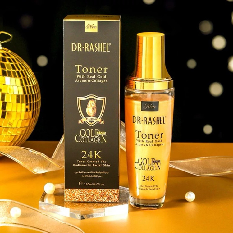 تونر کلاژن طلا 24K دکتر راشل ۱۲۰ میل
