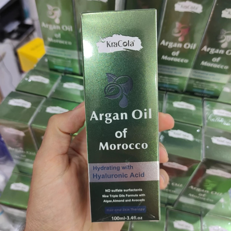 روغن آرگان کاراکولا مراکشی -فری سولفات و ابرسانی با هیالورنیک اسید
