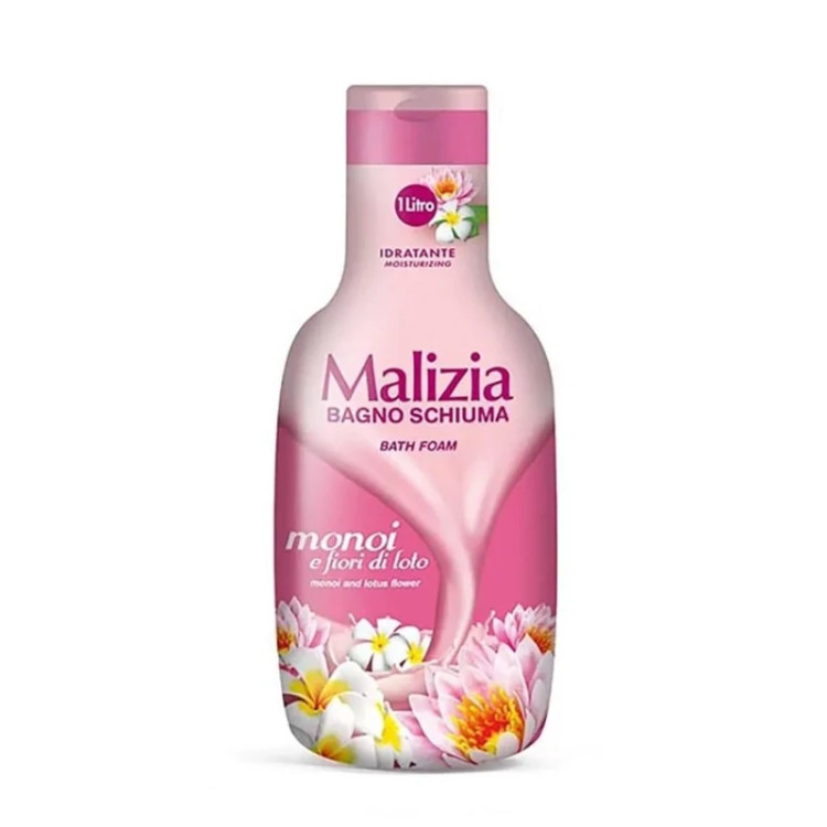 شامپو بدن مالیزیا Malizia حاوی عصاره گل نیلوفر آبی و مونوی