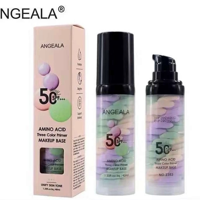 پرایمر رنگی SPF 50 آنجلا حاوی آمینو اسید