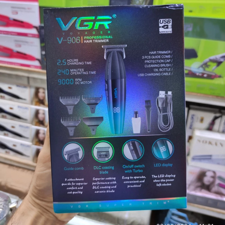 ماشین اصلاح و خط زن وی جی ار مدل V-906