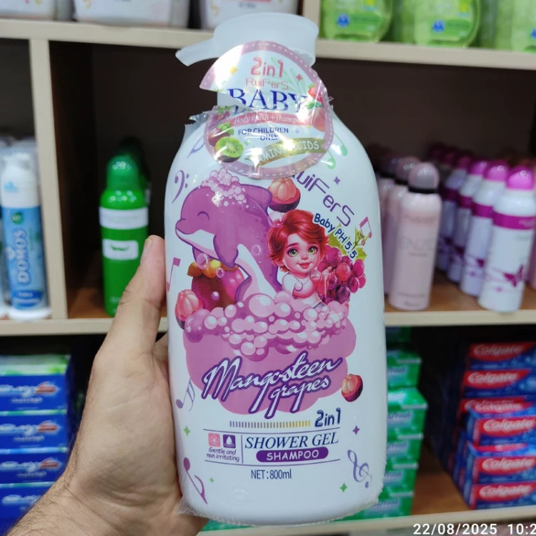 شامپو بچه سر و بدن رویفر ایتالیا با PH 5.5