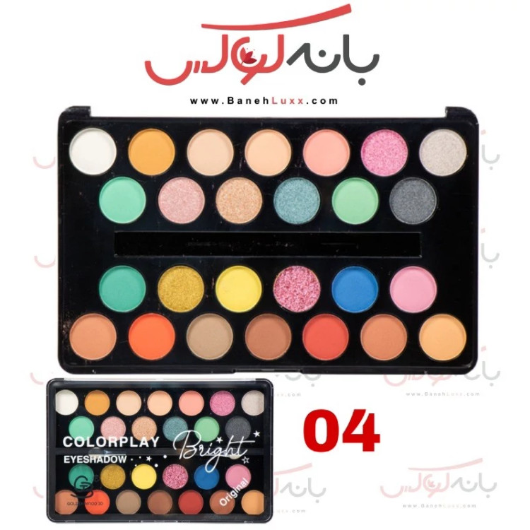 پالت سایه 26 رنگ گلدن مود فرانسه در 4 سری رنگبندی