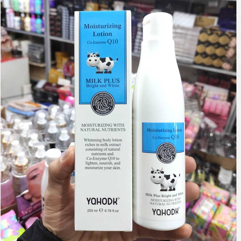 لوسیون بدن مرطوب کننده Q 10 شیر گاو Yqhodk
