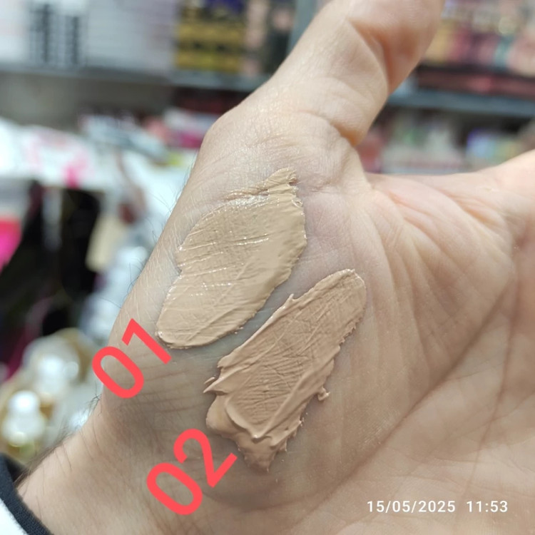 تست کرم پودر تاتو