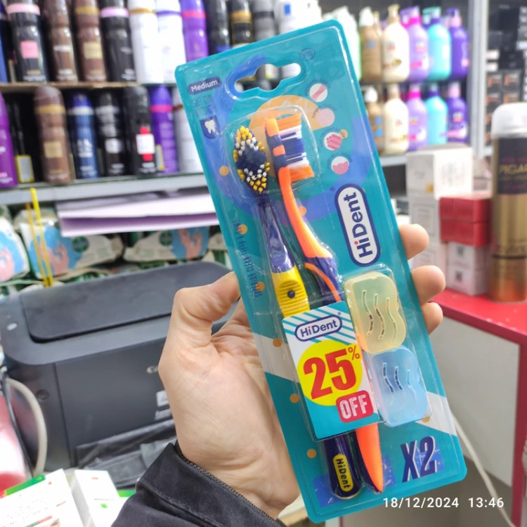 مسواک طبی دوقلو هایدنت