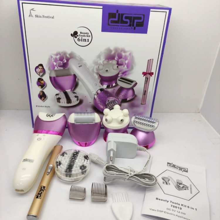 اپیلاتور دی اس پی 6 کاره مدل E-70019