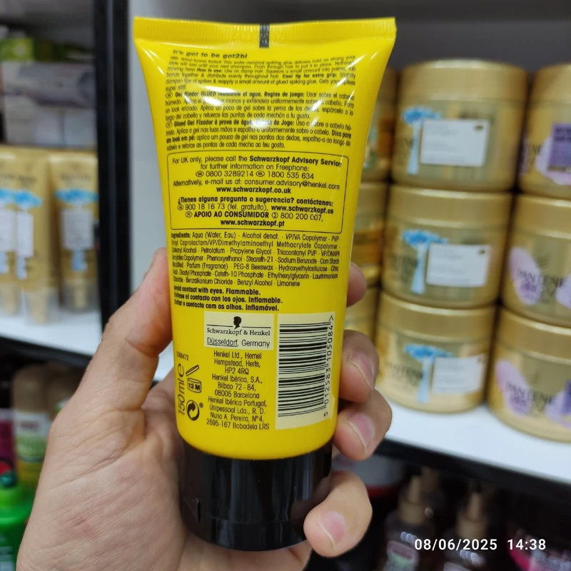 چسپ مو got 2b شوارتزکوف آلمانی حالت دهنده 72 ساعته