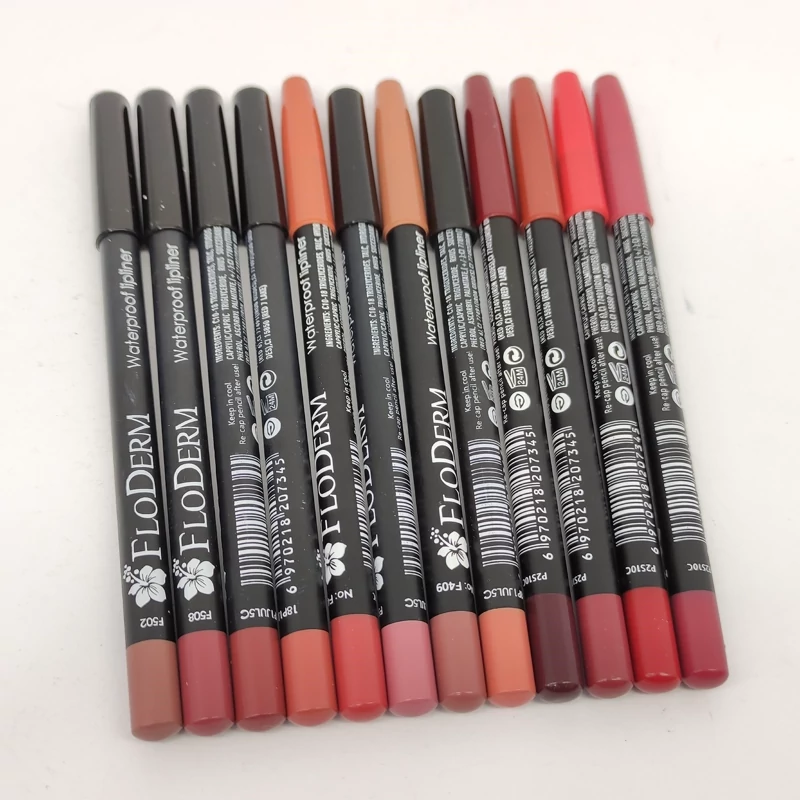 خط لب گیاهی فلودرم ایتالیا (پک 12 رنگ)