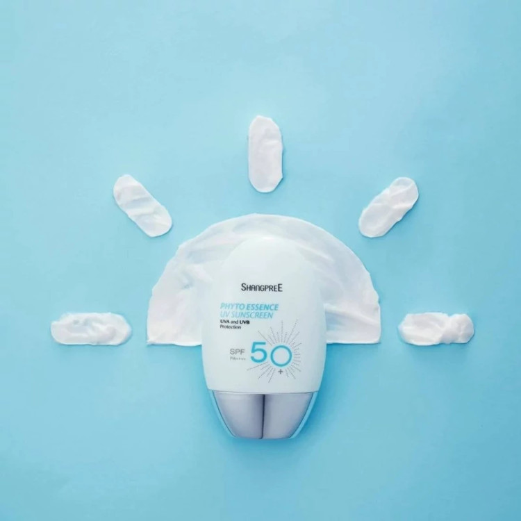 ضد آفتاب شانگپری 50 SPF بی رنگ ضد پیری اورجینال کره